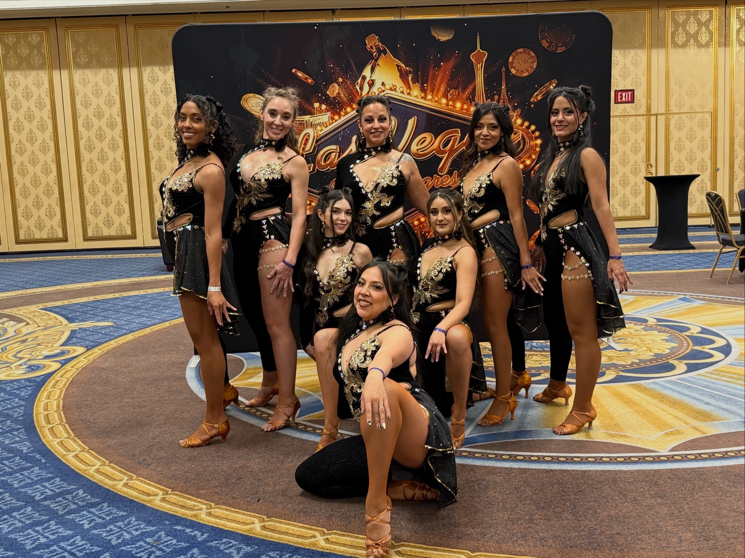 FÉNIX Ladies Bachata team at the Las Vegas congress