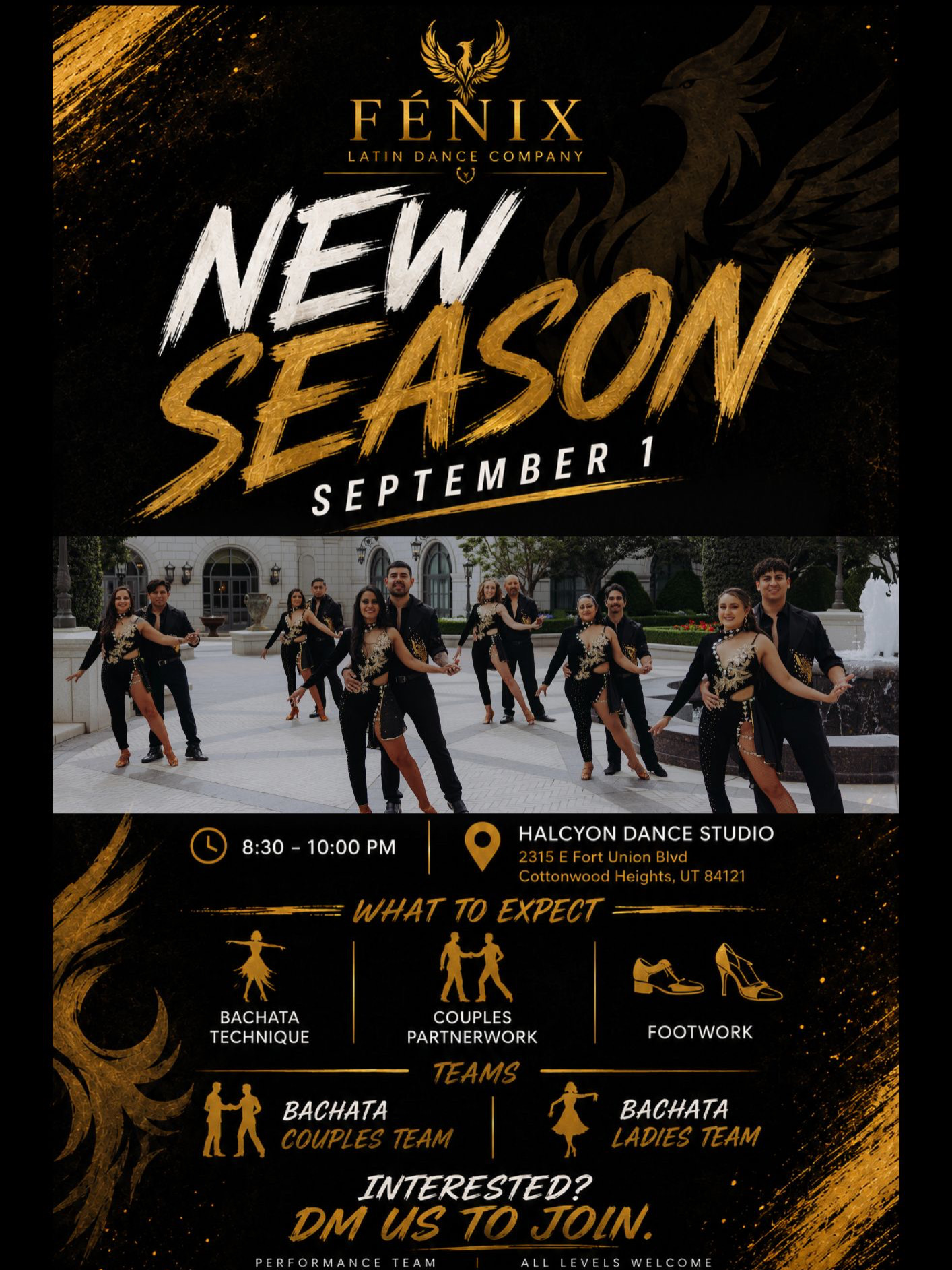 FÉNIX Season Two begins September 1 at Halcyon Dance Studio